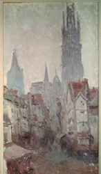 The Street and Grocery in Rouen